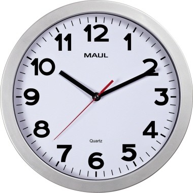 Wanduhr MAULstep 30x5cm (ØxT) Kunststoff/Glas quarzgesteuert