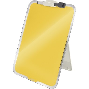 Glas Notizboard Desktop Cosy gelb Maße 38,5 x 30,5 cm (B x H)