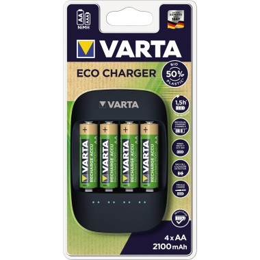 Akku Ladegerät Varta Eco Charger Verwendung für Produkt: AA/AAA