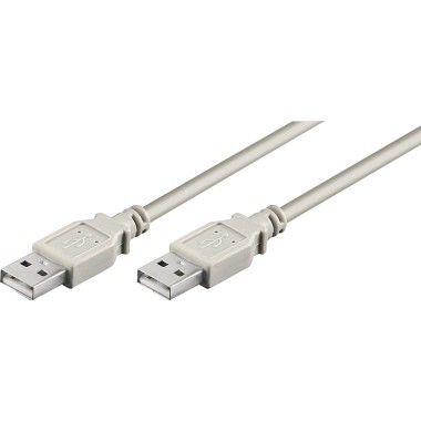 USB Kabel Goobay USB 2.0 1,8m weiß USB-A-Stecker/USB-A-Stecker