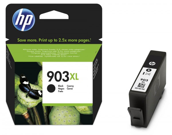 HP Tintenpatrone 903XL schwarz Druckseiten: ca. 825 Seiten, Inhalt: 21,5 ml