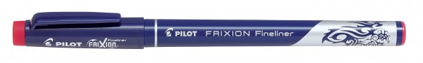 Pilot Fineliner FriXion 0,45 mm rot Faserspitze Tinte , radierbar