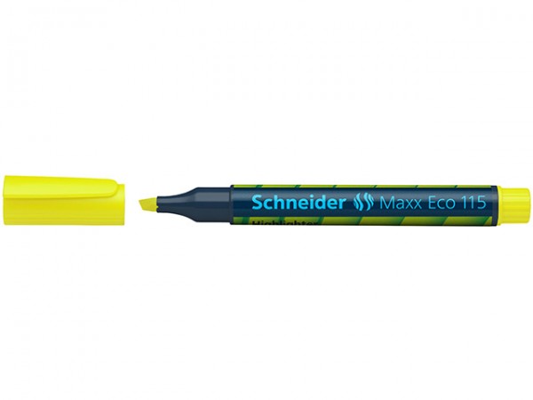 Textmarker Maxx Eco 115 gelb Strichstärke: 1+5 mm,nachfüllbar