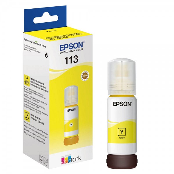 Epson Tintenpatrone 113/T06B4 gelb Inhalt 70 ml, Druckseiten ca. 6000 Seiten