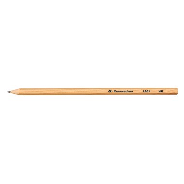 Bleistift Soennecken 1201 HB natur 12 St./Pack