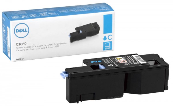 DELL Toner 593-11129 für C1660W cyan Druckseiten ca.1000 Seiten