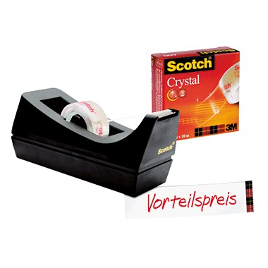 Tischabroller Scotch Sparset C38 schwarz max. Größe des Klebebandes:19mmx33m