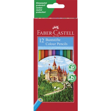 Farbstifte Faber Castell Eco 12 St./Pack farbig sortiert