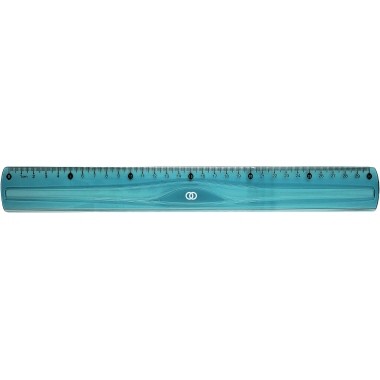 Lineal 30 cm Soennecken oeco ocean blue Maßeinteilung: 1 mm-Teilung