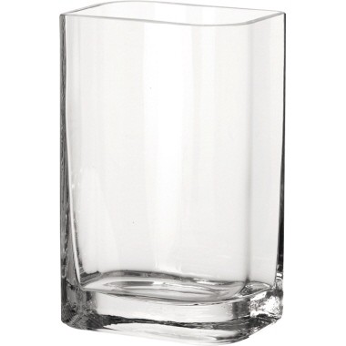 Vase LEONARDO LUCCA 15x25cm (BxH) Glas transparent