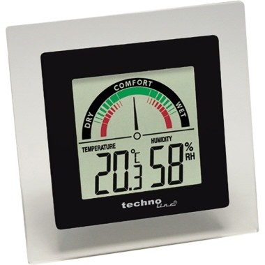 Thermometer technoline® WS 9415 digital Maße: 8,8 x 8,8 x 1,4 cm (B x H x T)