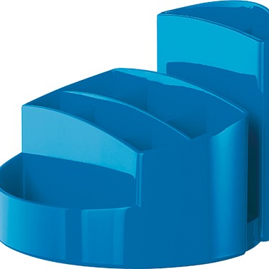 Schreibtischköcher RONDO HAN New Color blau 54 105X140X140 MM