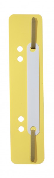 Heftstreifen kurz gelb PP 25 St./Pack Maße:3,4x15cm, Kunststoff-Deckleiste,3175