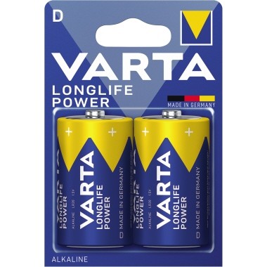 Batterie Mono/D Varta Longlife 2er Pack LR20 Varta 4920/1,5 Volt / 2-er Pack Blister/1902171