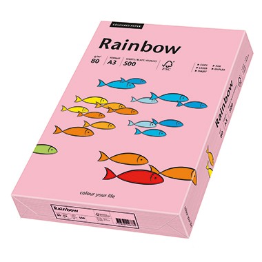 Kopierpap. A3 80g/m² rosa 500 Bl./Pack Rainbow