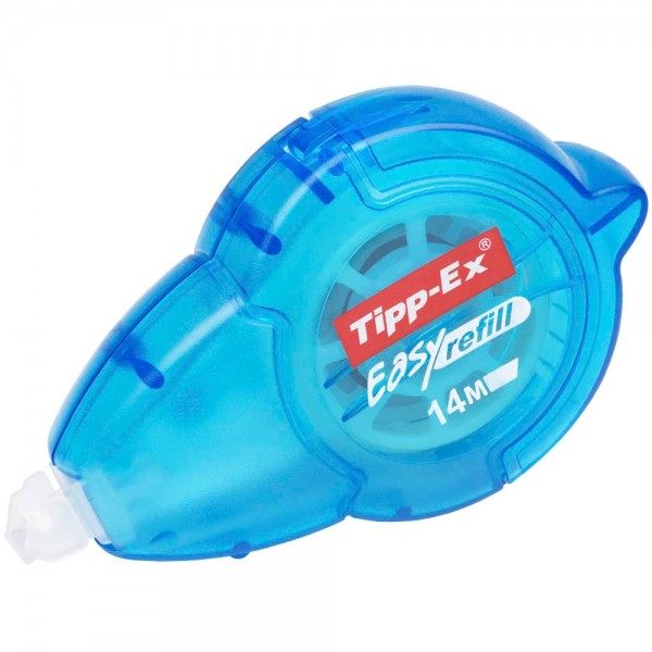 Tipp-Ex Korrektur Nachfüllroller Easy ECOlutions® 5mmx14m, Gehäusefarbe: blau transparent