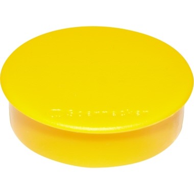 Magnete 30mm Ø gelb Haftkraft 600gr