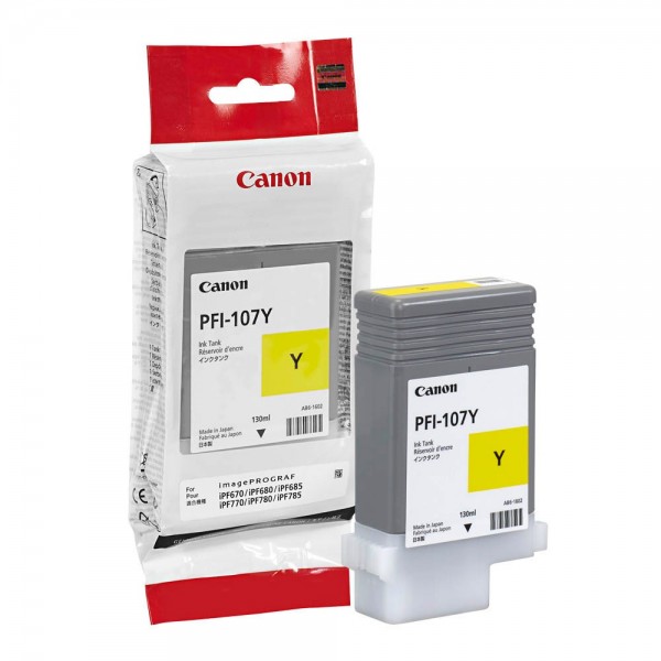 Canon Tintenpatrone PFI-107Y gelb Inhalt 130ml