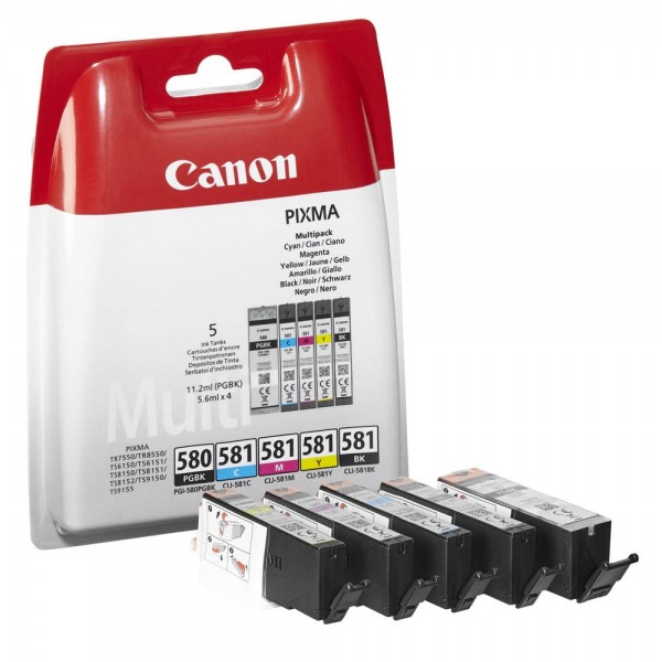 ***Canon Tintenpatrone PGI580/CLI581 Multipack 5 ***Ausverkauft! EOL