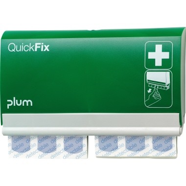 Pflasterspender QuickFix gefüllt grün Maße: 13,5 x 23 x 3 cm (B x H x T)