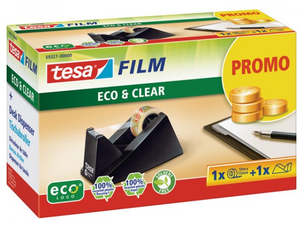 Tischabroller Tesa Easy Cut f.19mmx33m schwarz*