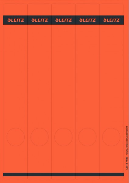 Rüschi f. 1050 schmal/lang rot 125 St./Pack Maße: 39 x 285 mm (B x H),selbstklebend