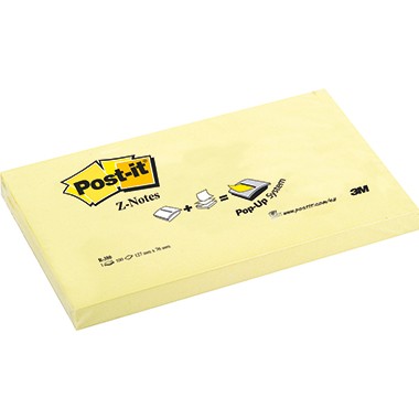 Haftnotiz 127x76mm Z-Notes Post-it® gelb 100 Blatt , Post-it®