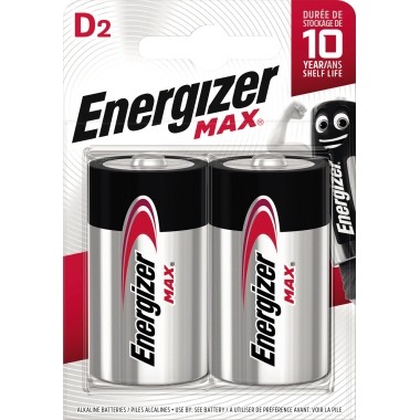 Batterie Mono D/Max Energizer LR20 2 St./Pack
