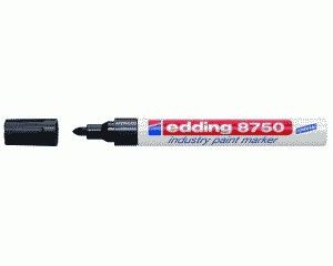 Edding 8750 Lackmarker permanent schwarz industry paint marker,Rundpitze 2-4mm