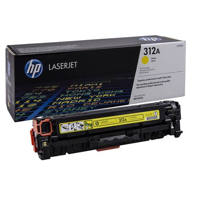 HP Toner 312A gelb Druckseiten: ca. 2.700 Seiten, Gruppe 2528