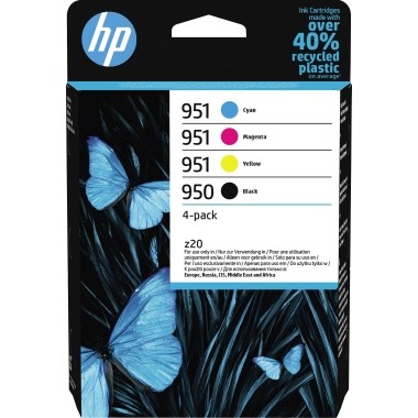 HP Tintenpatrone 950/951 Multipack 4 St./Pack. schwarz,cyan,magenta,gelb