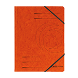 Eckspanner A4 Herlitz Karton orange