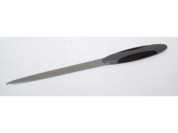 Brieföffner Soennecken Softgrip schwarz/grau Länge: 230 mm, Klinge Stahl