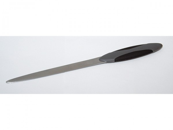 Brieföffner Soennecken Softgrip schwarz/grau Länge: 230 mm, Klinge Stahl