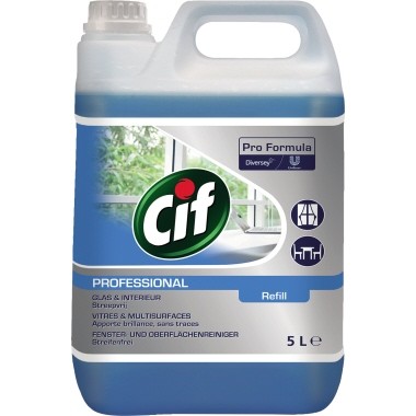 Glasreiniger CIF Professional Inhalt 5 Liter Kanister , pH-Wert: 7,5