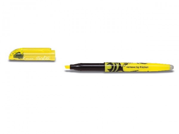 PILOT Textmarker FriXion light Tinte gelb Keilspitz , Strichstärke: 1-3,8 mm