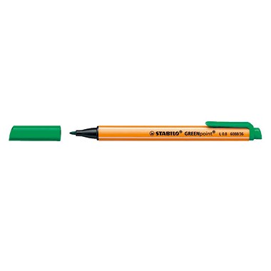 Faserschreiber Greenpoint grün Rundspitze 0,8mm