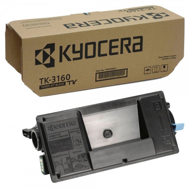Kyocera Toner TK-3160 schwarz Druckleistung 12500 Seiten