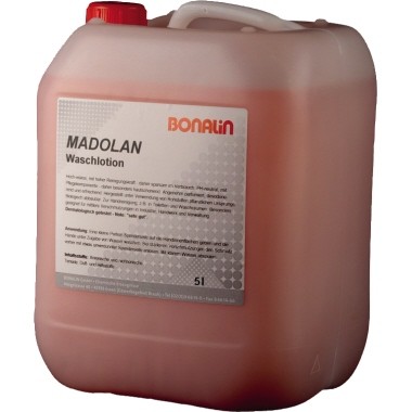 Flüssigseife BONALIN Madolan Inhalt 10 Liter dermatologisch getestet parfümiert ,Farbe rosa