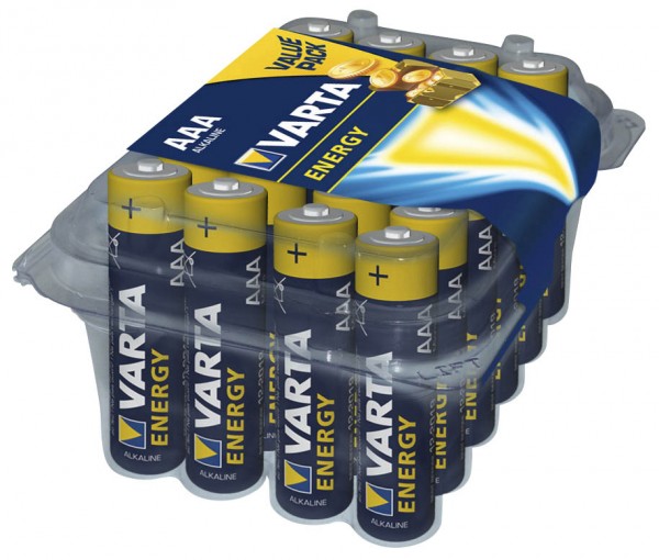 Batterie Micro AAA Varta Energy 24 St./Pack LR03 ,1,5 V ,1.200 mAh