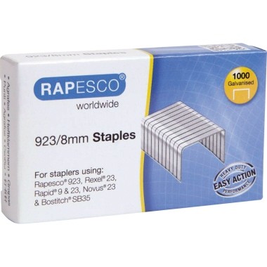 Heftklammer RAPESCO 923/8 verzinkt 1.000 St./Pack
