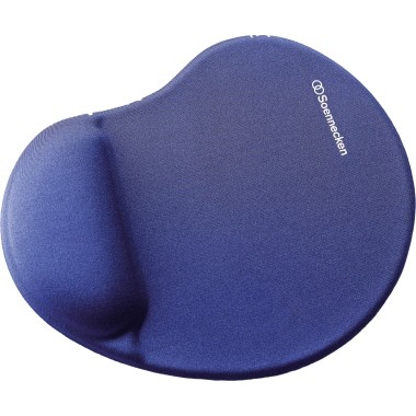 Mauspad mit Handgelenkauflage blau Memory Foam ,Soennecken