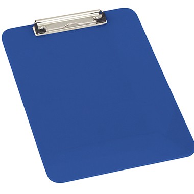 Klemmbrett A4 Polystyrol blau Maße: 22,6 x 31,6 cm (B x H)