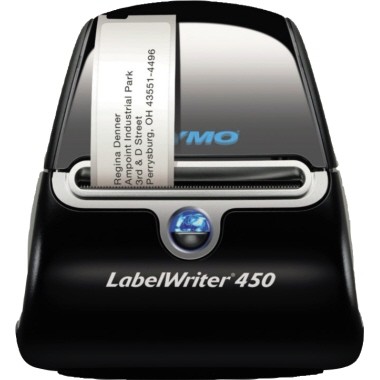 Labelwriter Dymo LW 450 Eitkettendrucker USB 2.0, Adapter, Netzkabel, USB-Kabel