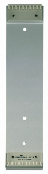 Wandhalter für 10 Tafeln Metall grau Lieferung ohne Tafeln