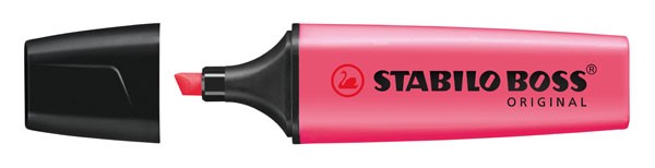 Textmarker STABILO BOSS ORIGINAL pink Nr.56 Keilspitze Strichstärke: 2-5 mm
