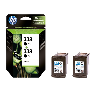 HP Tintenpatrone 338 schwarz 2 St./Pack Druckseiten: ca. 2 x 480 Seiten