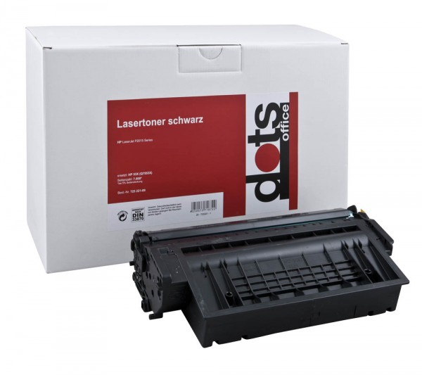 Lasertoner GR.1207HC wie HP Q7553X schwarz Druckseiten ca.7000 Seiten, dots rebuilt
