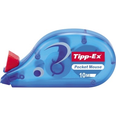 Tipp-Ex Korrektur Einweg Roller Pocket Mouse 4,2mmx10m , 8221362