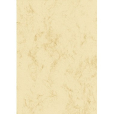 Designpapier A4 200 g/m² Marmorpapier beige Edelkarton ,50 Bl./Pack